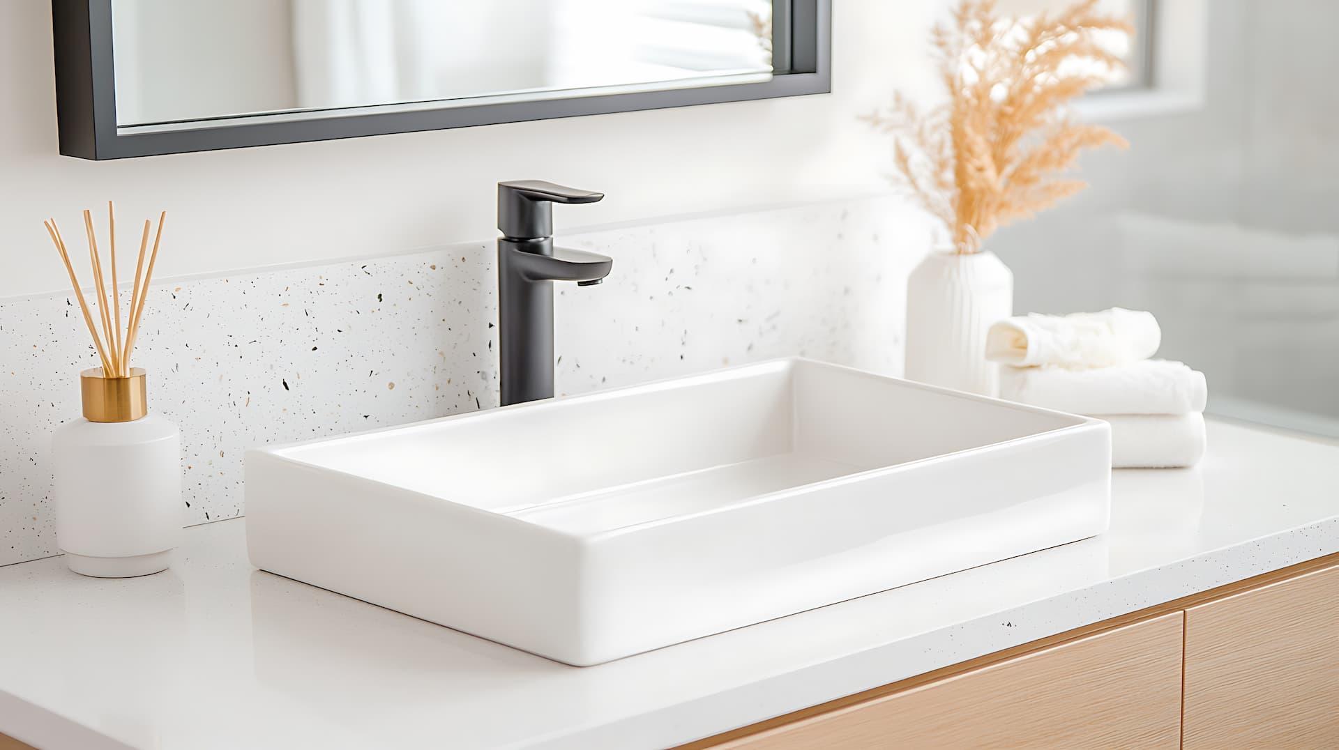 Photo robinet salle de bain
