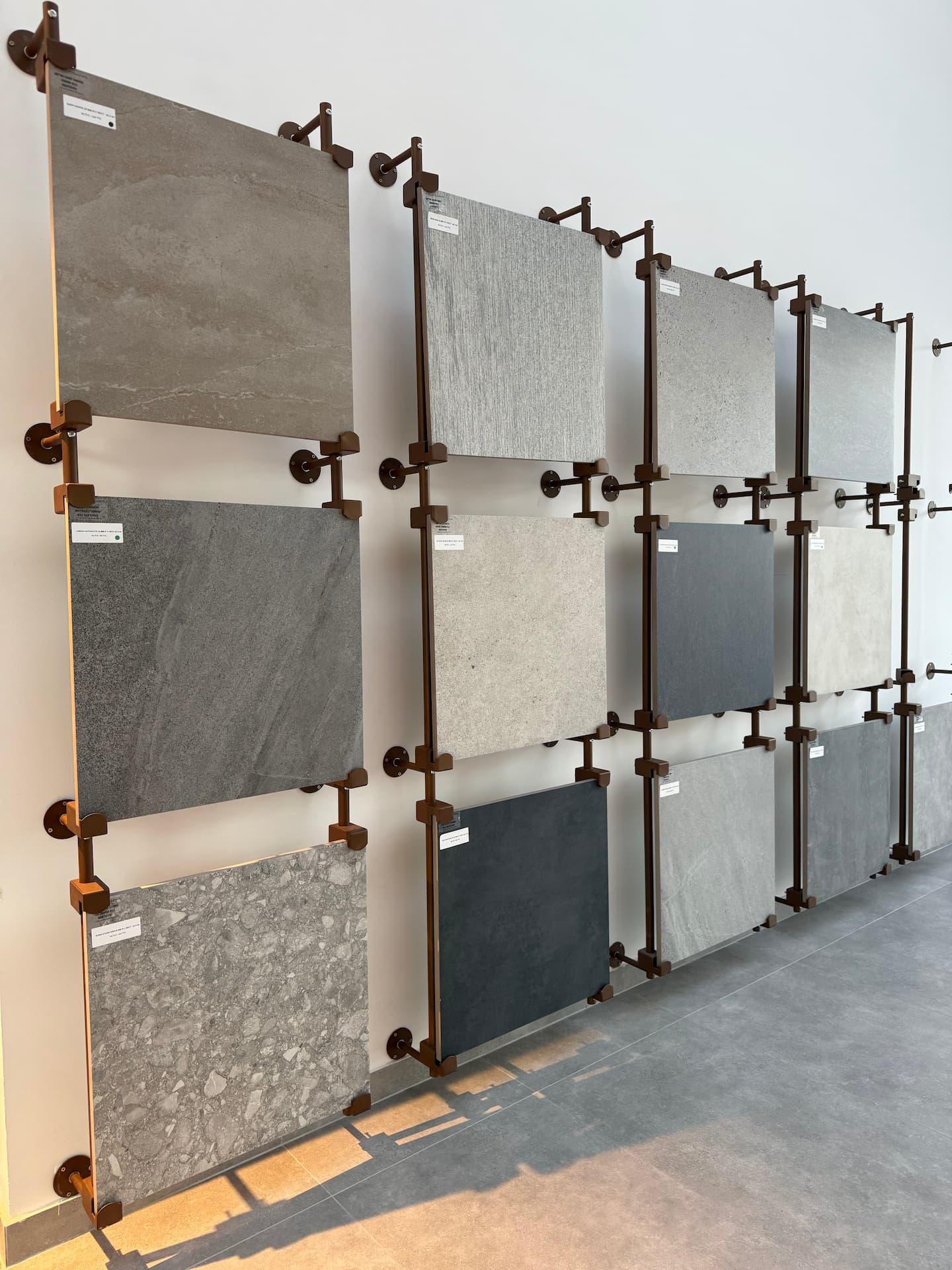 Photo showroom présentation carrelage