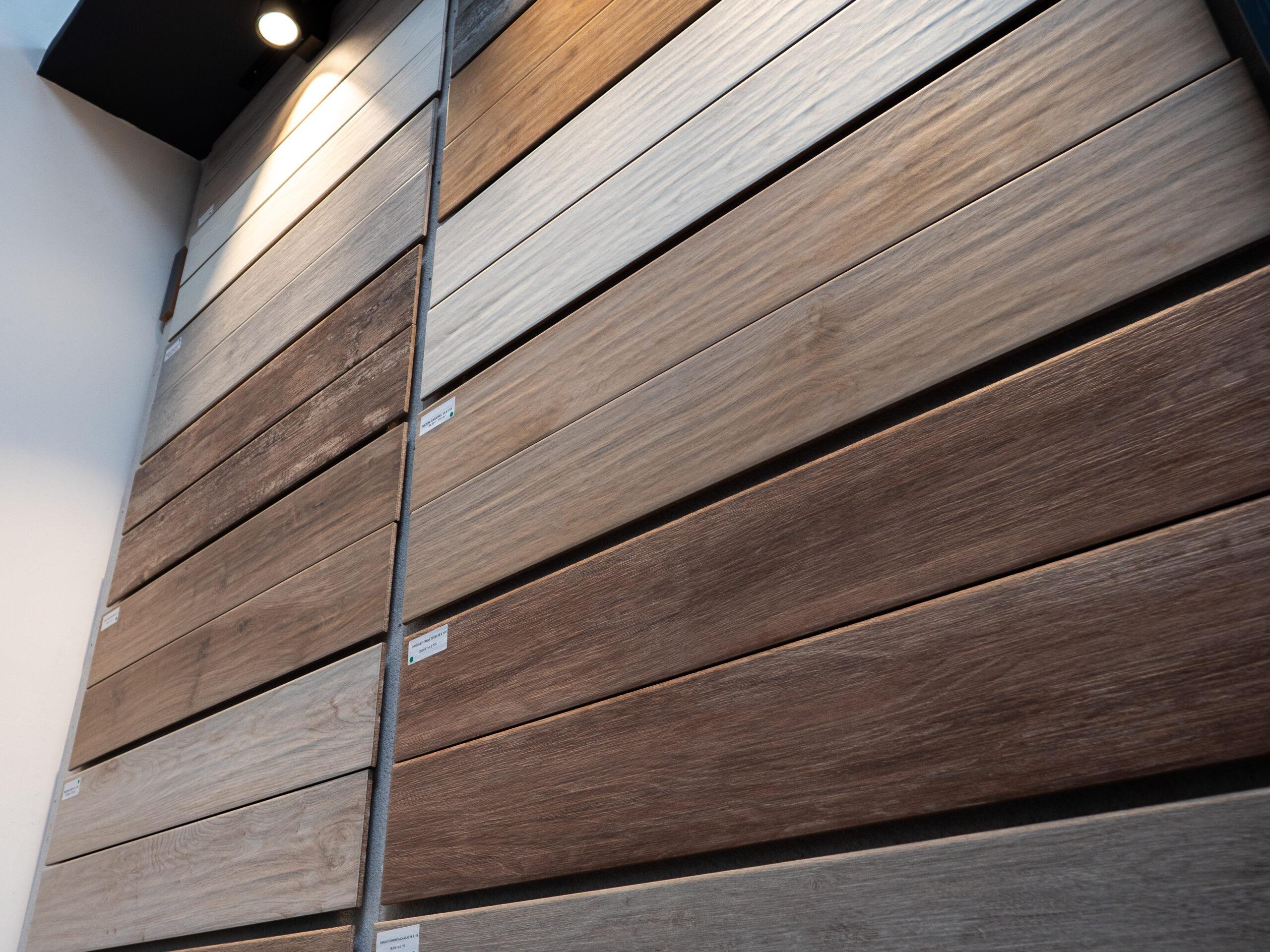 Présentation différent type de carrelage imitation parquet / bois